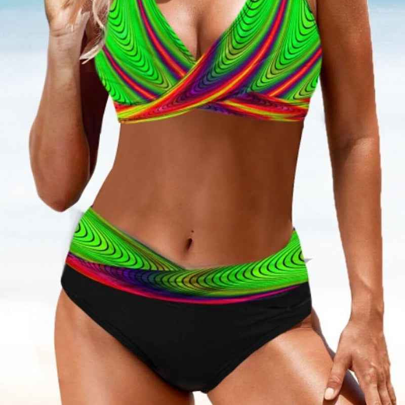 Eva - Fröhlicher farbiger Bikini