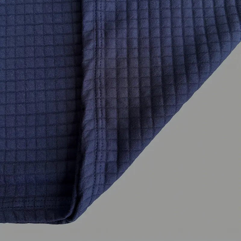 Ephraim Textured Polo Shirt with Sleeve Pocket – Smart, Everyday Comfort