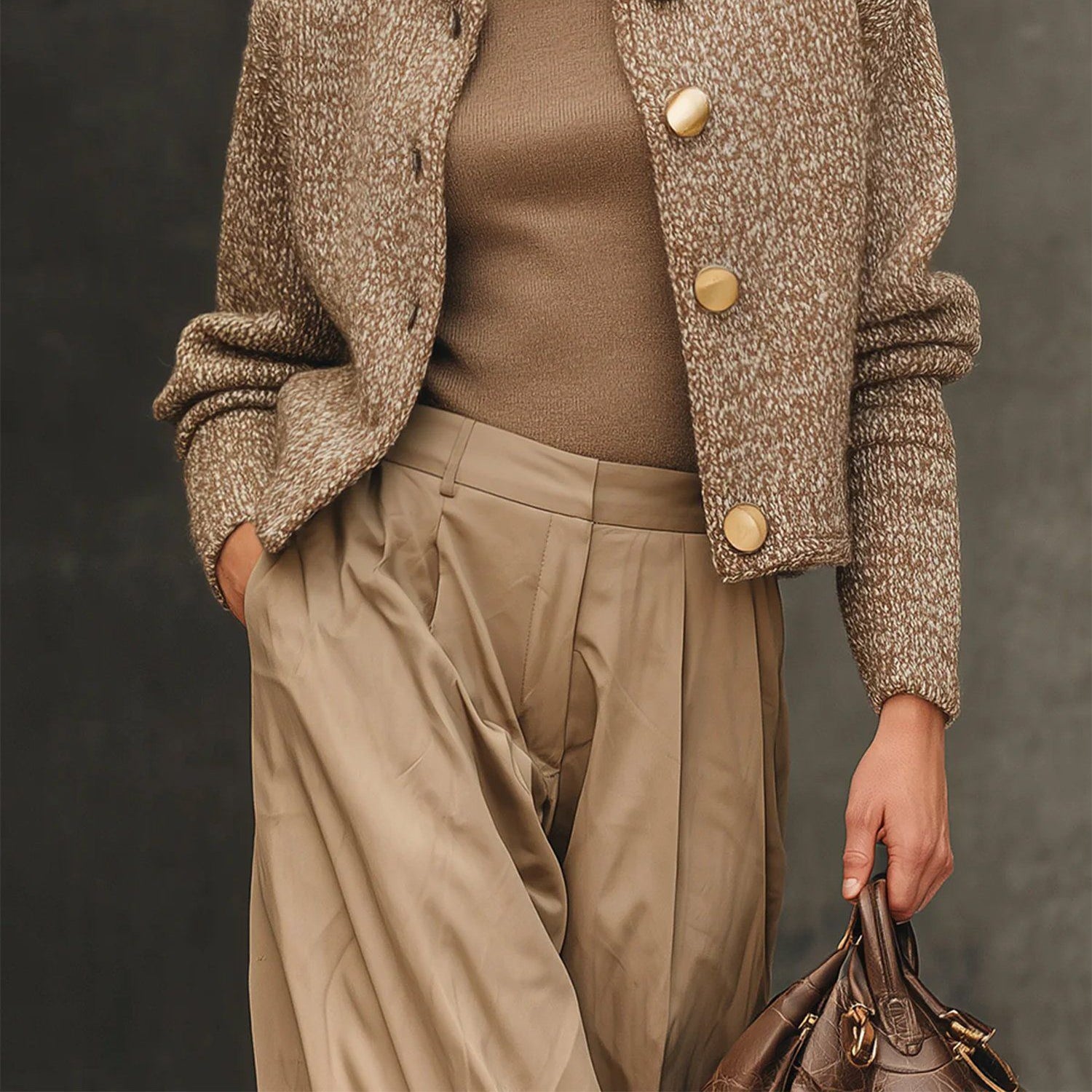 Josephine Knit Jacket - Sleek, Elegant Layering Essential