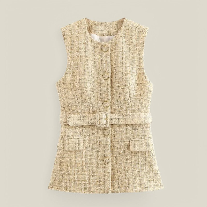 Camille | Haut polyvalent - Style automnal avec texture sophistiquée