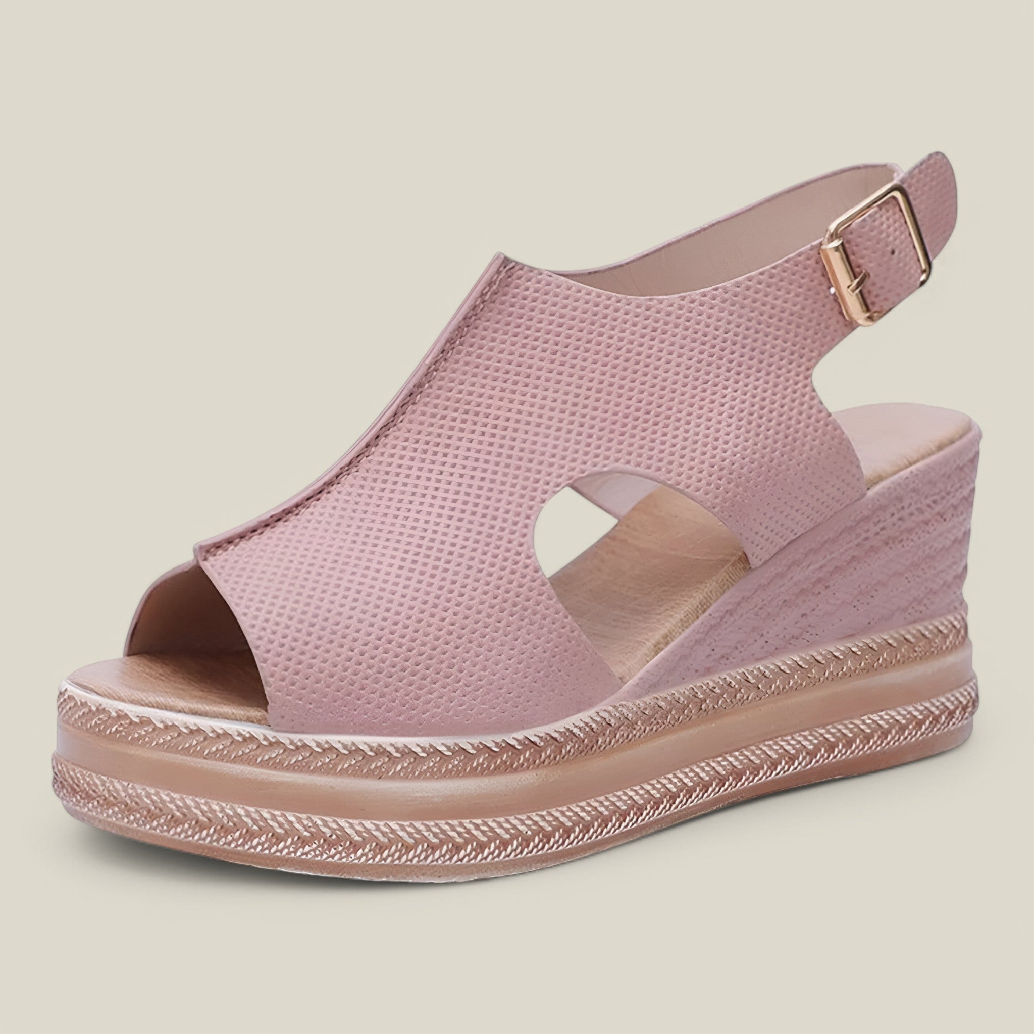 Cora | Sandales à semelles compensées - Confortables et élégantes