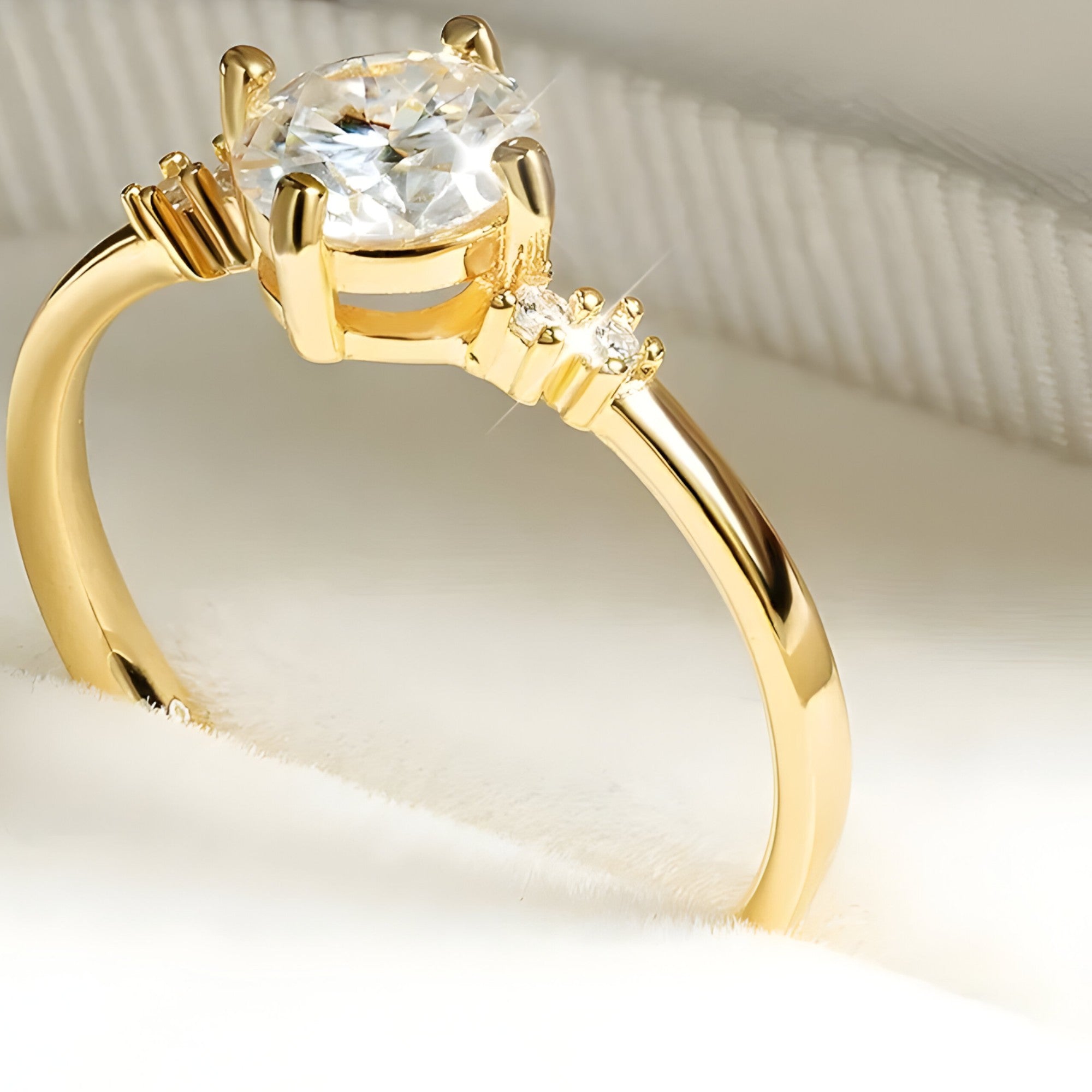 Isla | Moissanite Ring - Luxe schittering met gecertificeerde elegantie