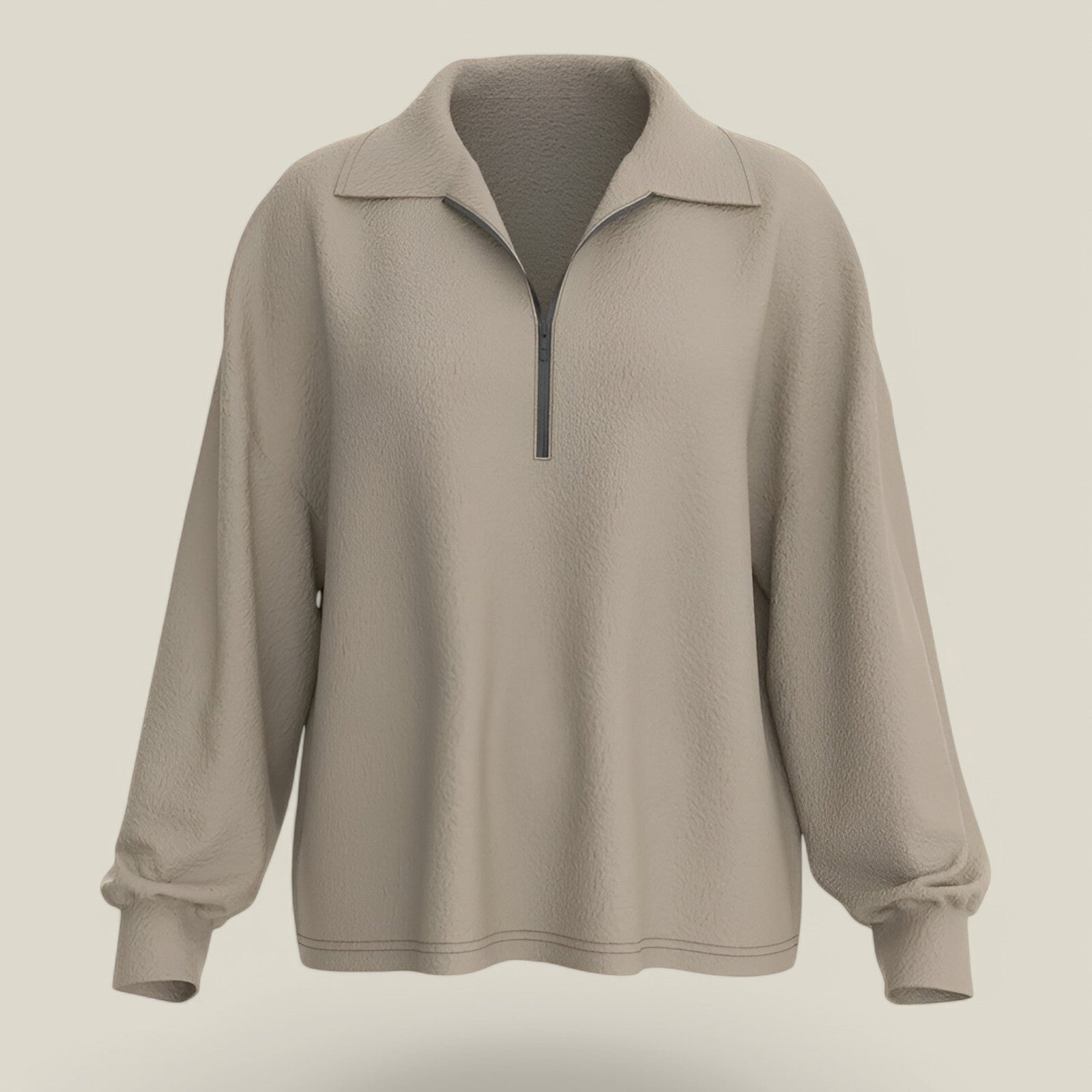 Chloé | Sweatshirt d'hiver - Élégance ajustée et confort hivernal