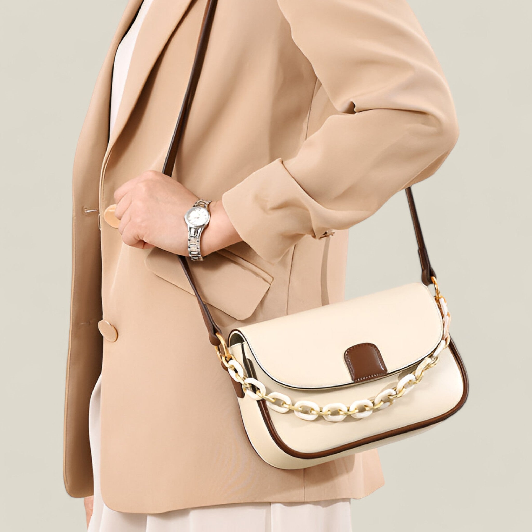 Zari | Sac bandoulière en cuir vegan