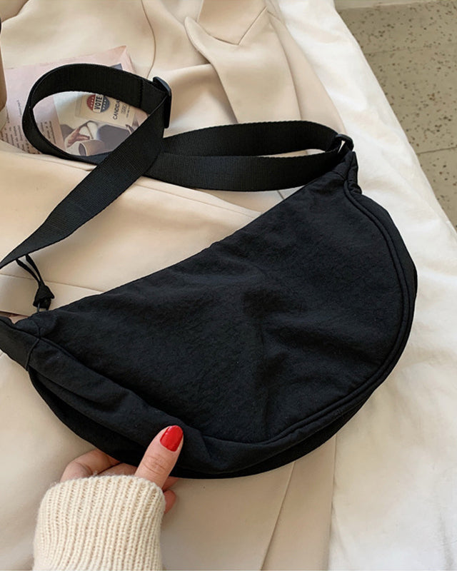 Chic Crossbody Shoulder Bag — Sleek, Compact and Practical - Black