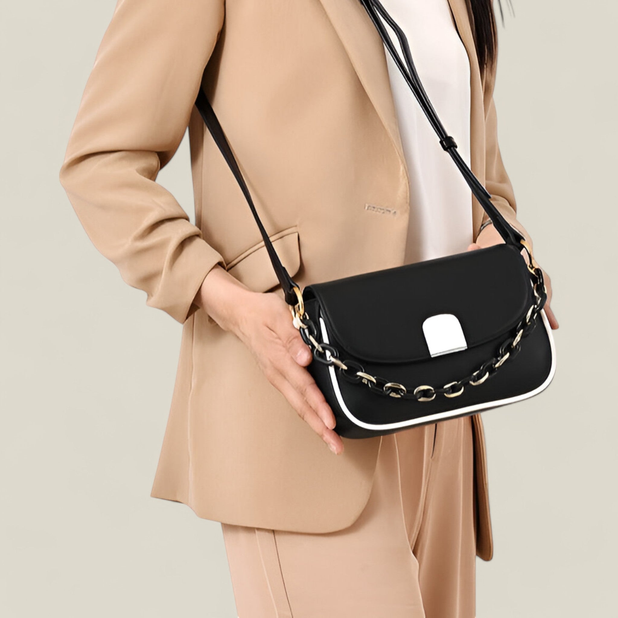 Zari | Sac bandoulière en cuir vegan