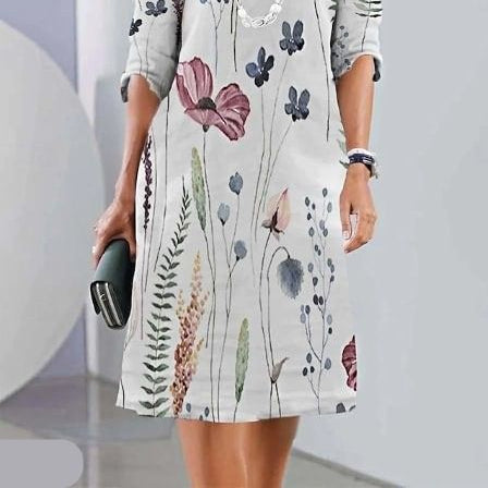 Women's Eleanor Floral-Layered Dress — Romantic, Petal-Soft Layers