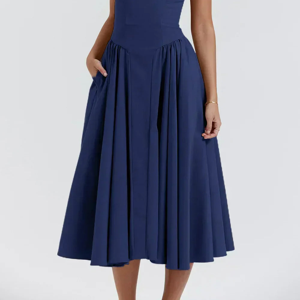 Briallen Fresh Structured Dress - Sleek, Modern Silhouette