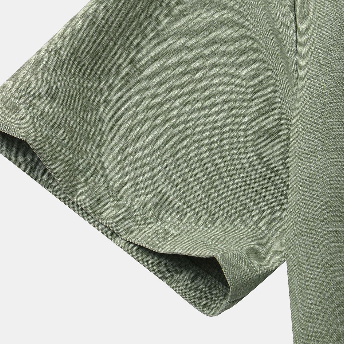 Men's Stand Collar Shirt with Pocket