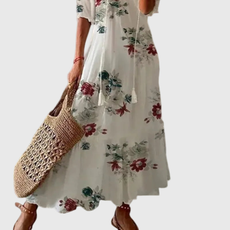 Amalia | Boho Vintage Summer Maxi Dress