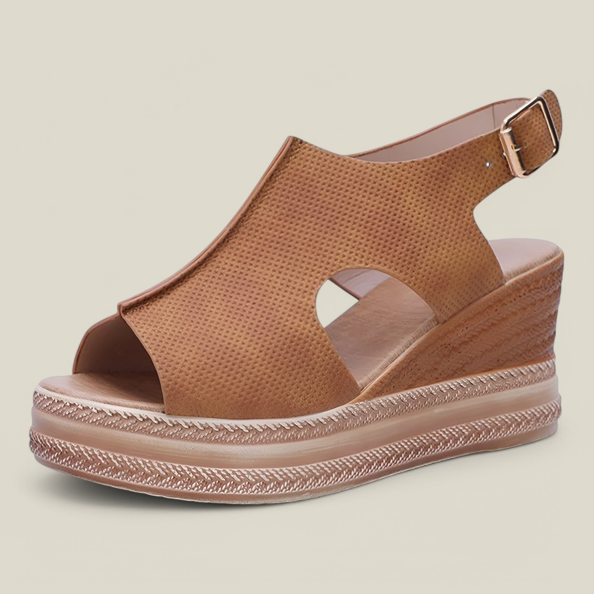 Cora | Sandales à semelles compensées - Confortables et élégantes