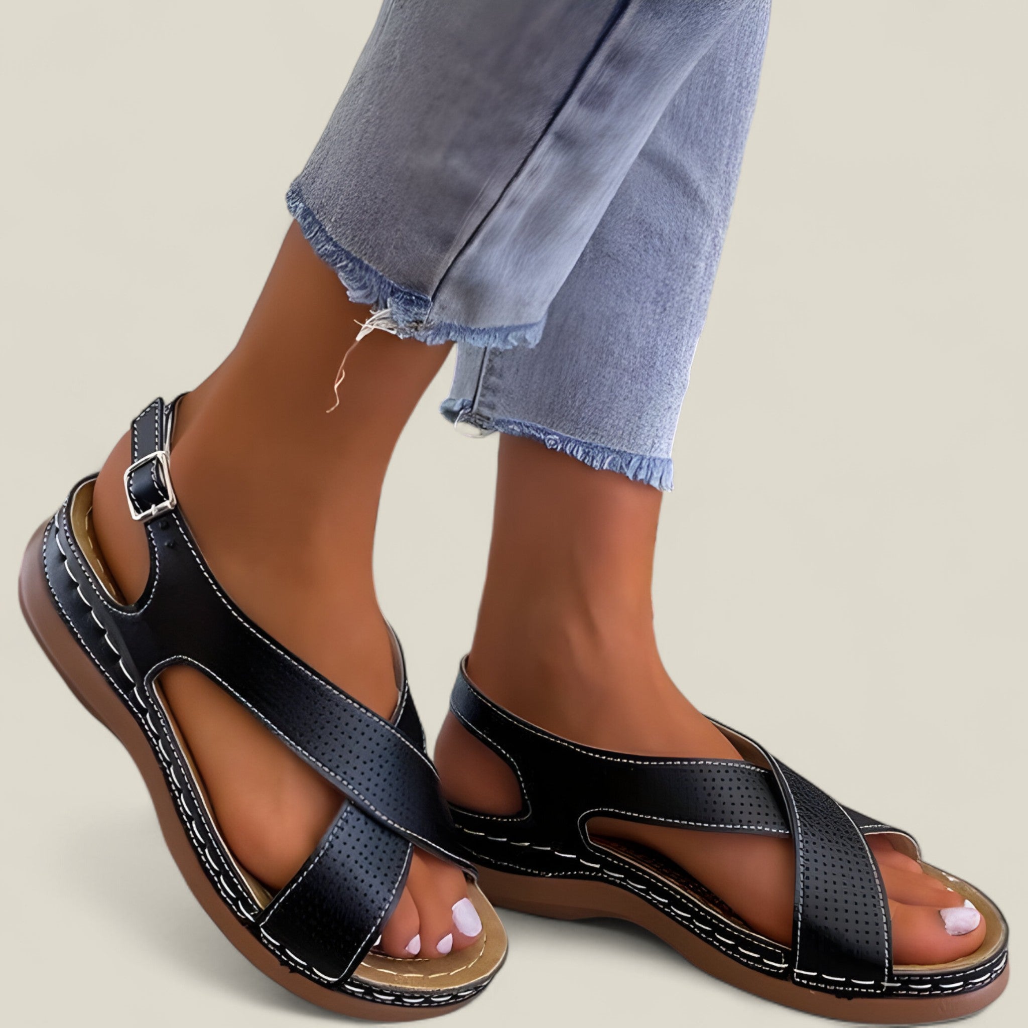 Annalyn | Sandales vintage – Élégantes et confortables