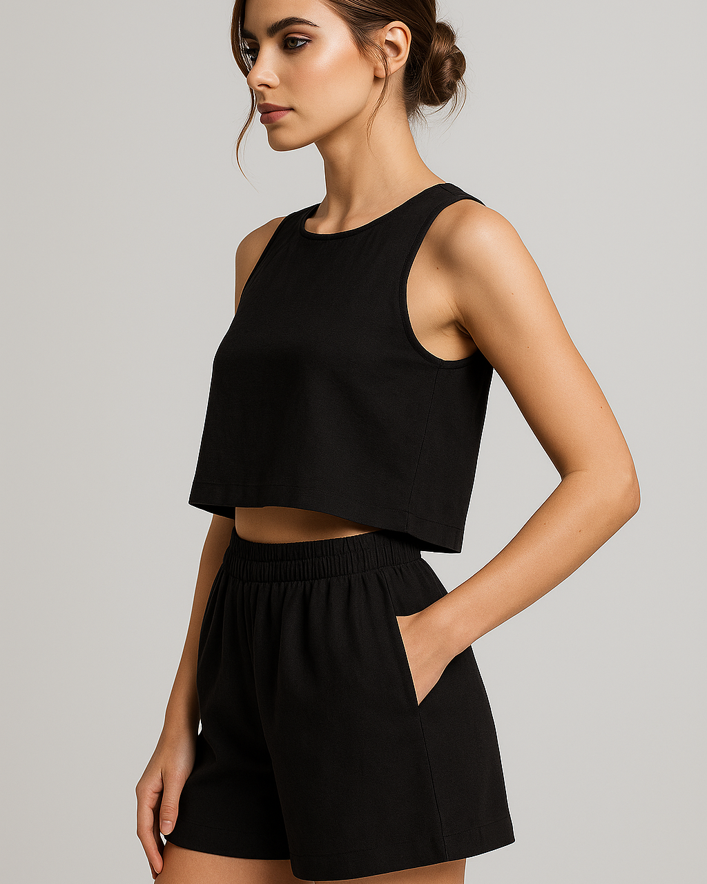 Diara | Sæt til sommer uden arme i to dele - - Diara | Sæt til sommer uden arme i to dele - €25 - {{ product_tags }