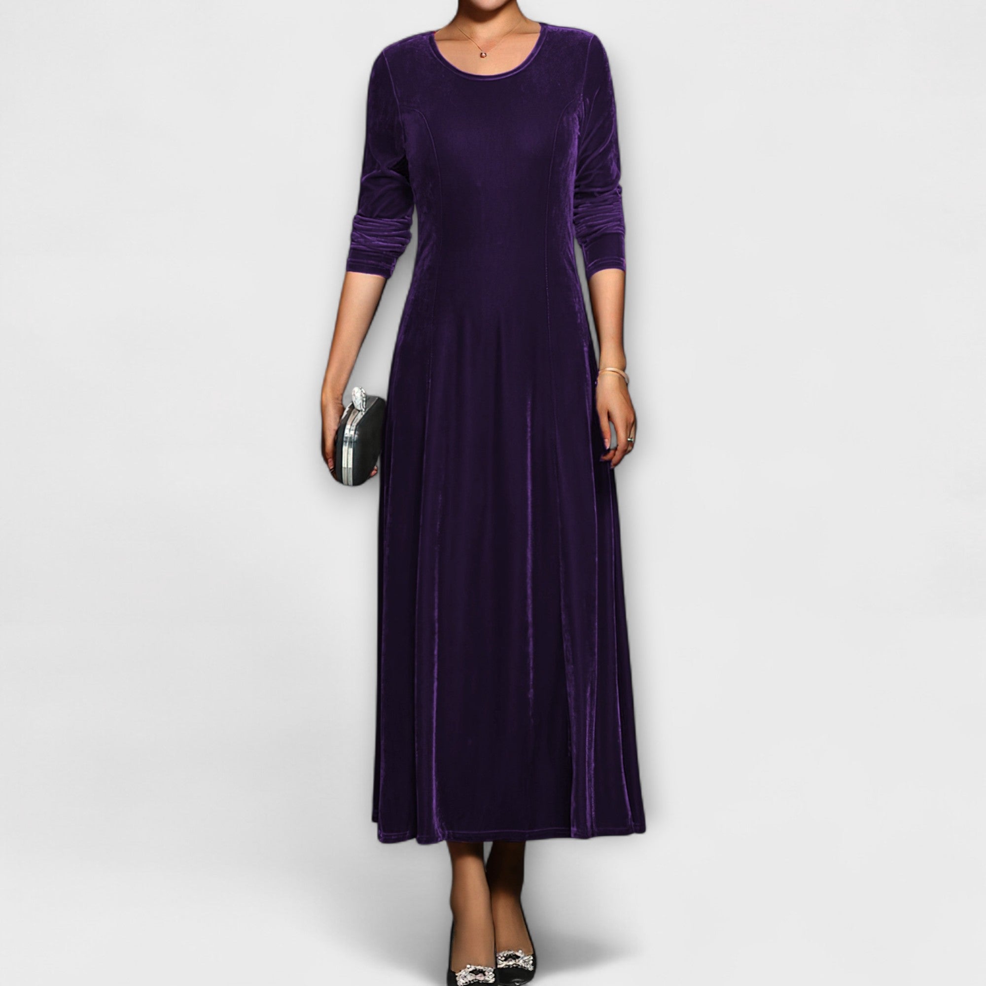 April Soft Velvet Dress — Luxuriously Comfortable & Elegant