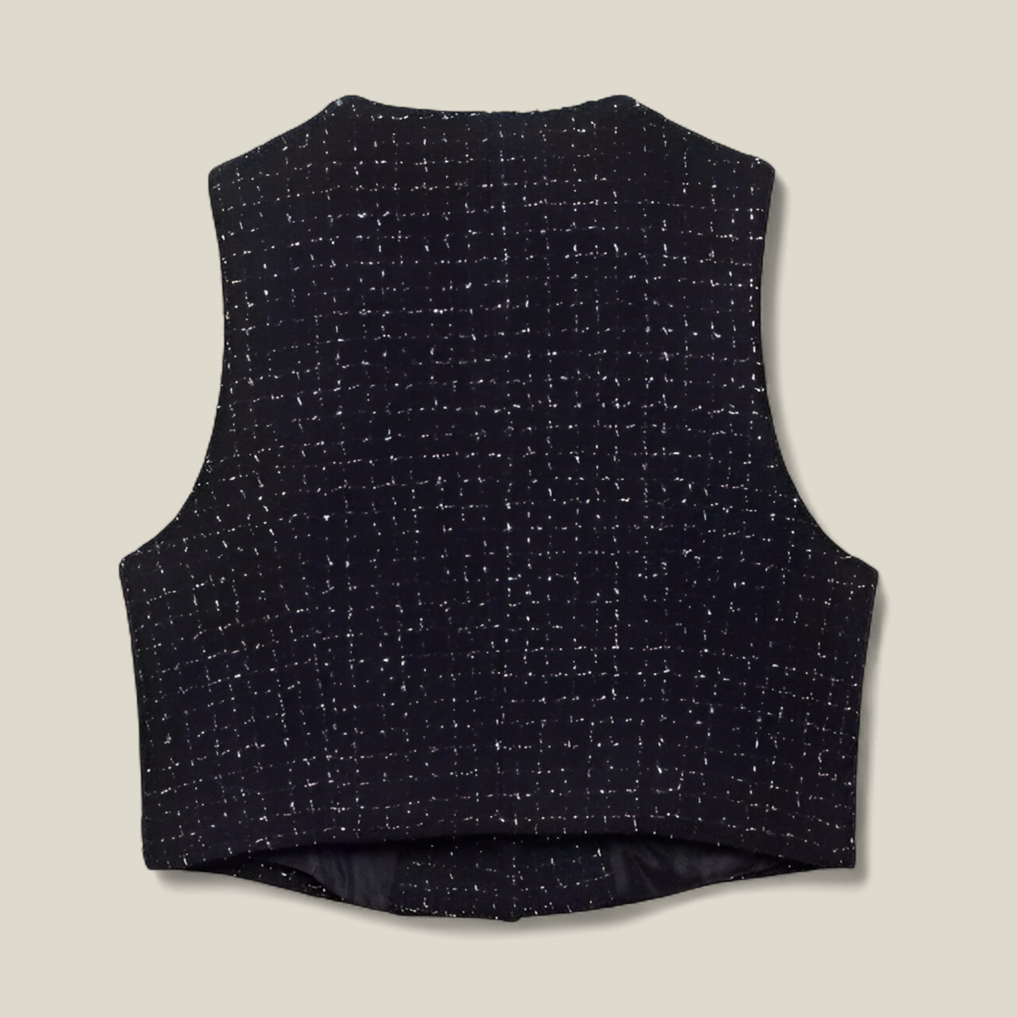 Kira - Top en tweed - Élégant et polyvalent