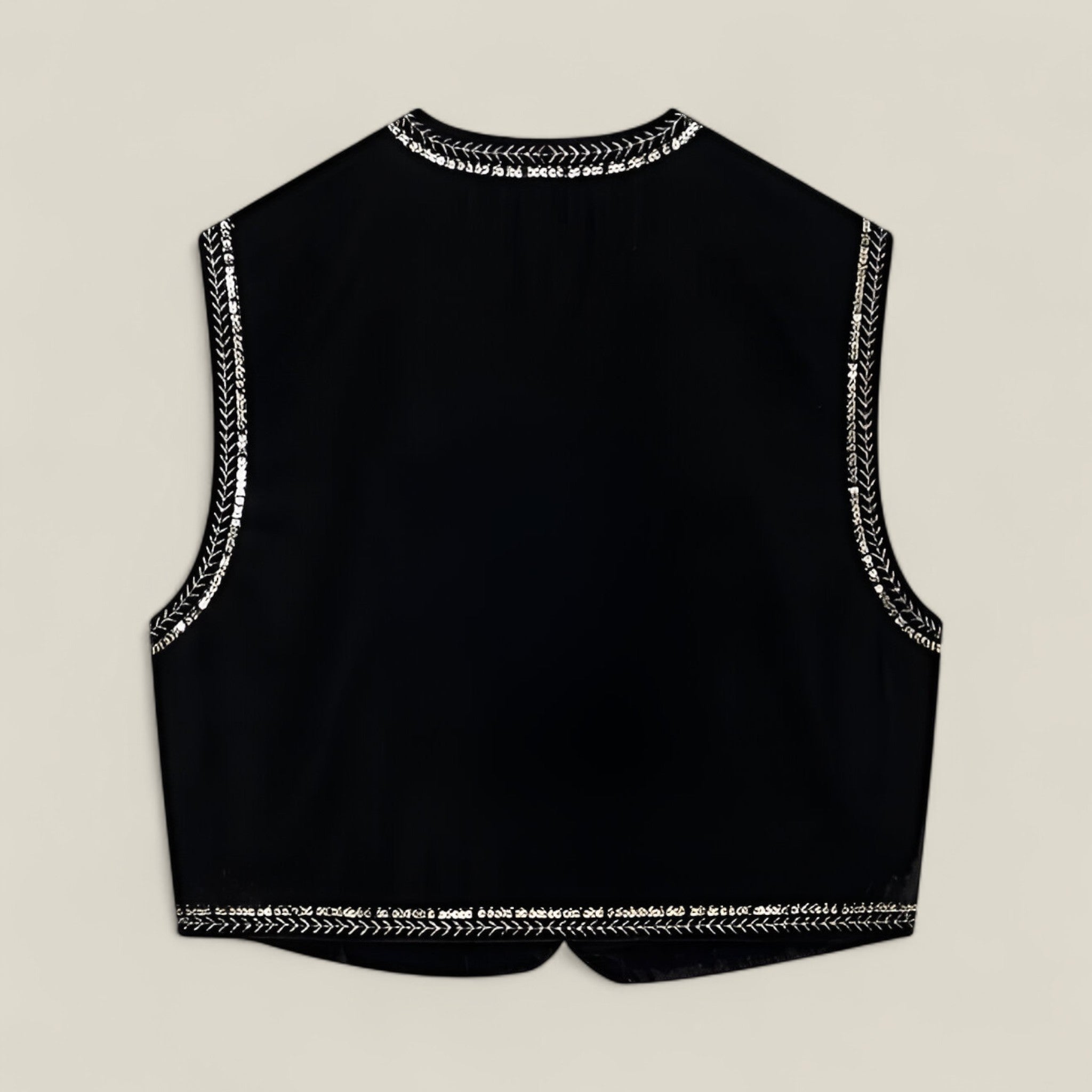 Astrid | Gilet brodé – Raffiné et élégant