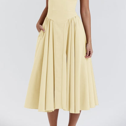 Briallen Fresh Structured Dress - Sleek, Modern Silhouette