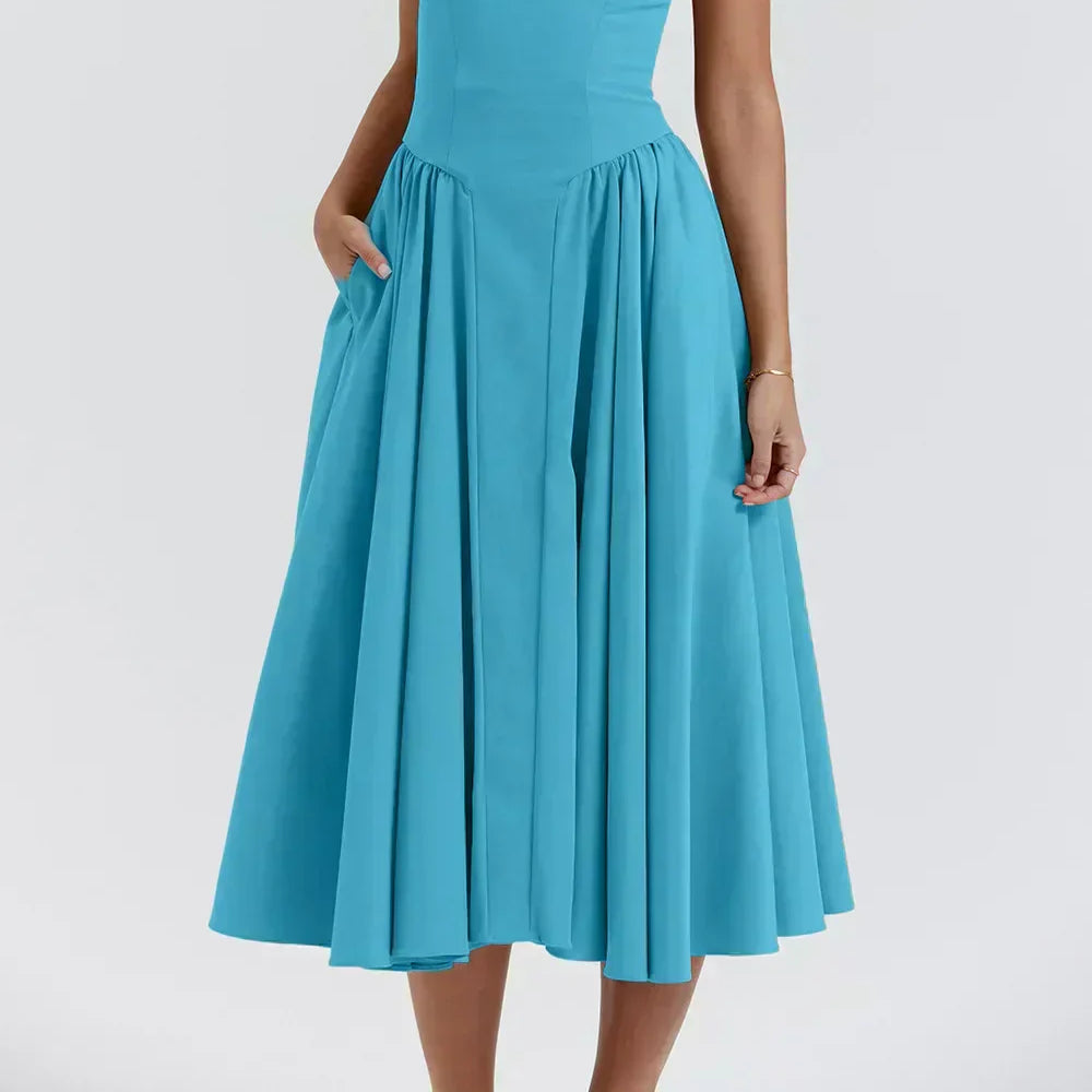 Briallen Fresh Structured Dress - Sleek, Modern Silhouette