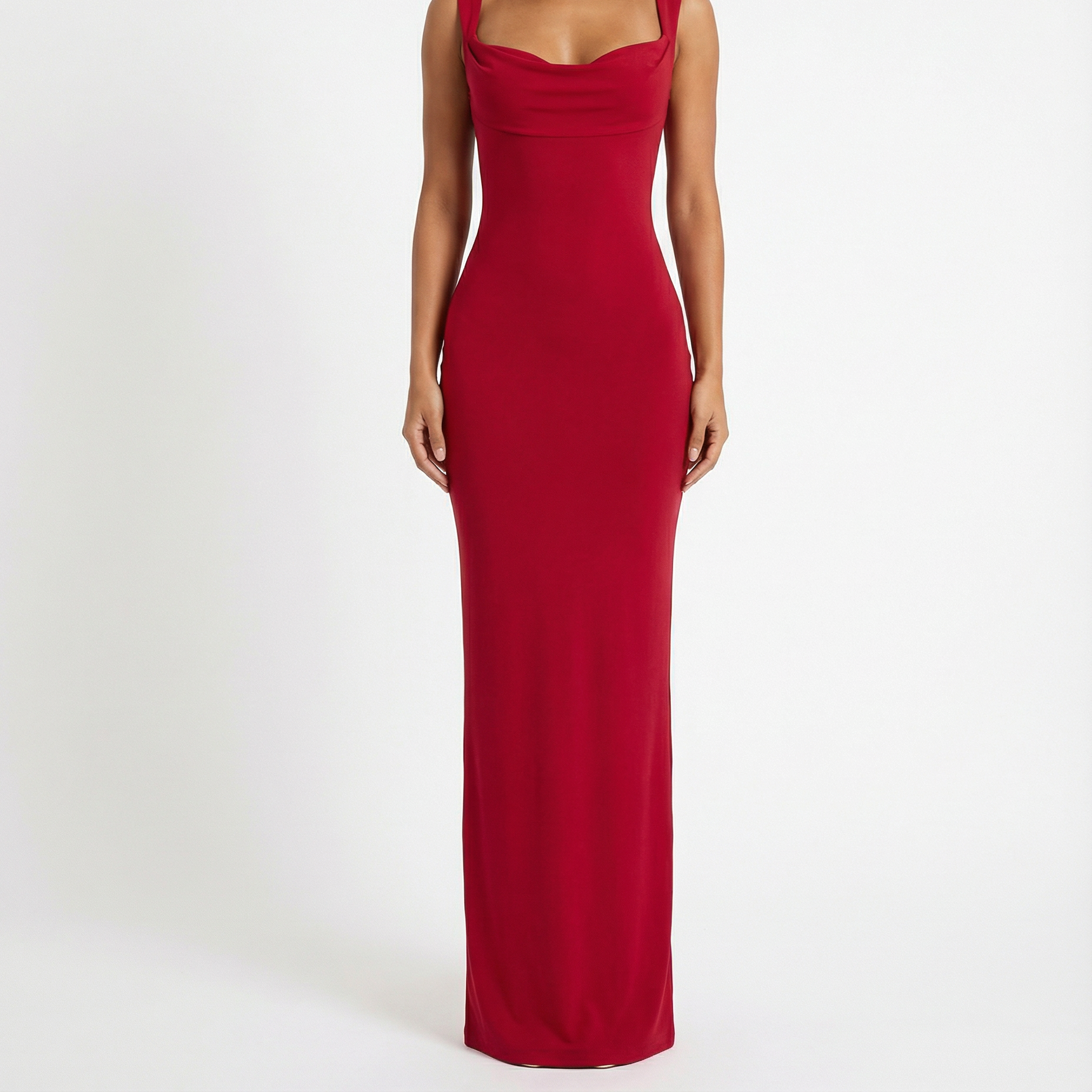 Women's Backless Maxi Dress – Sleek, Showstopping Style