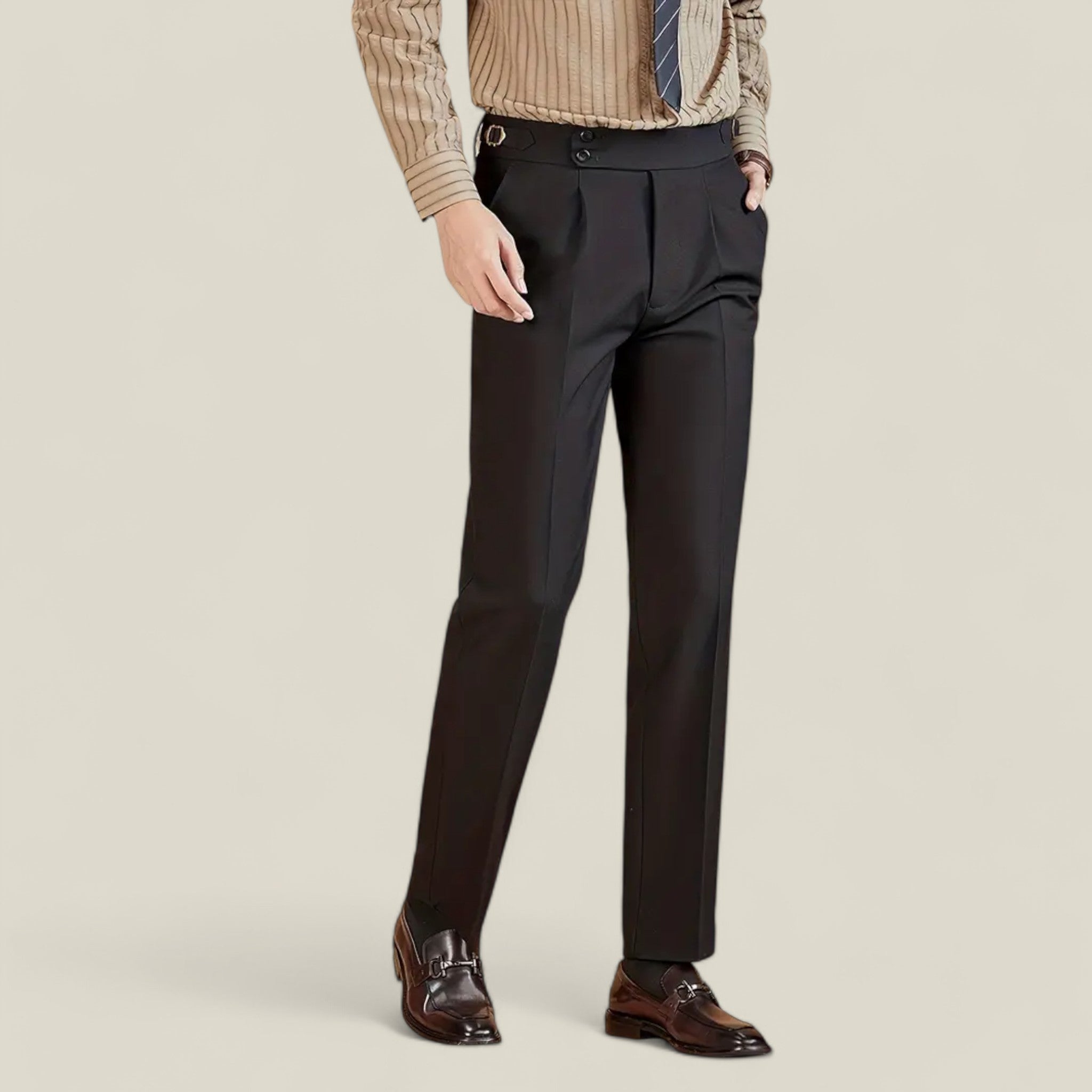 Giovanni | Pantalon droit – Style rétro automne/hiver