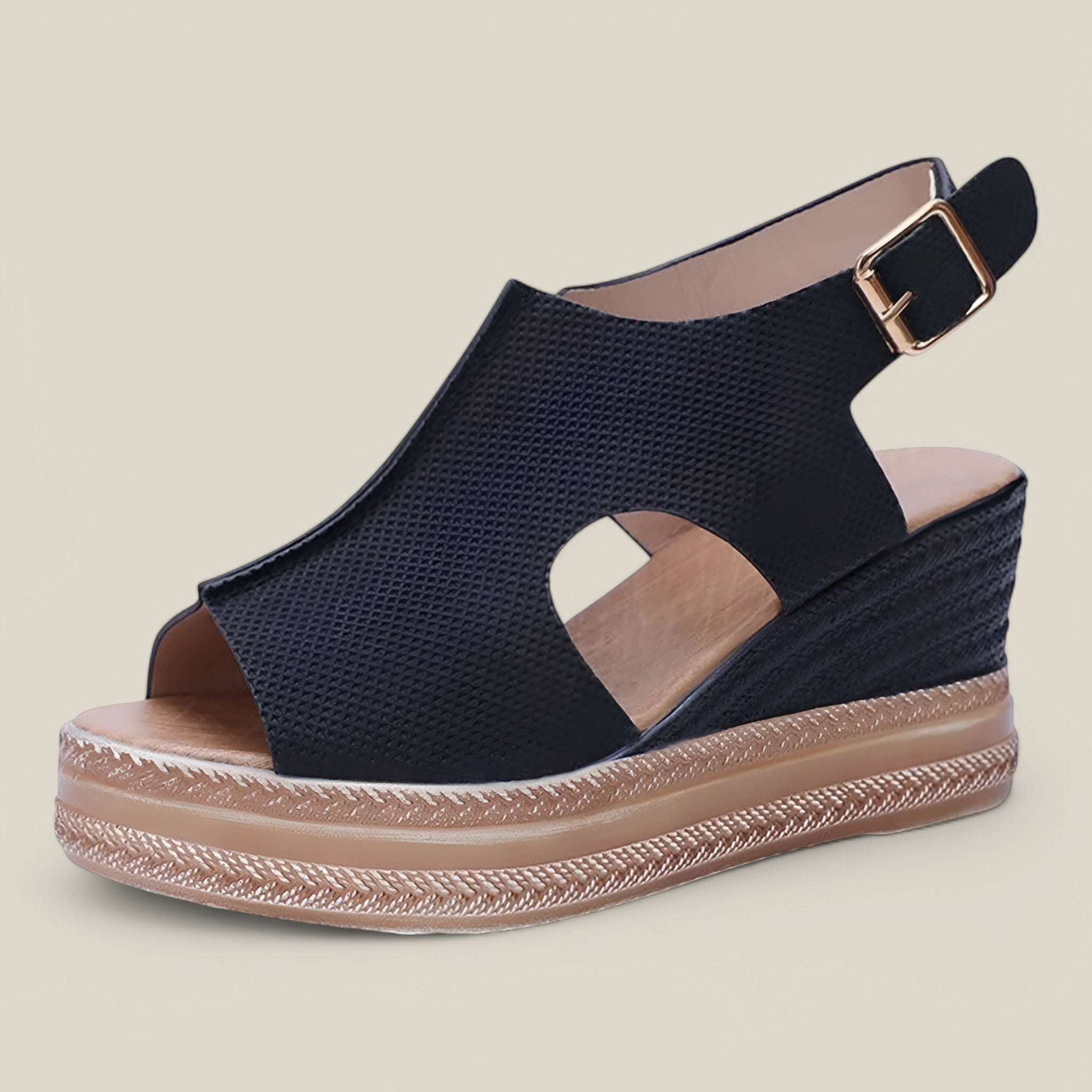 Cora | Sandales à semelles compensées - Confortables et élégantes