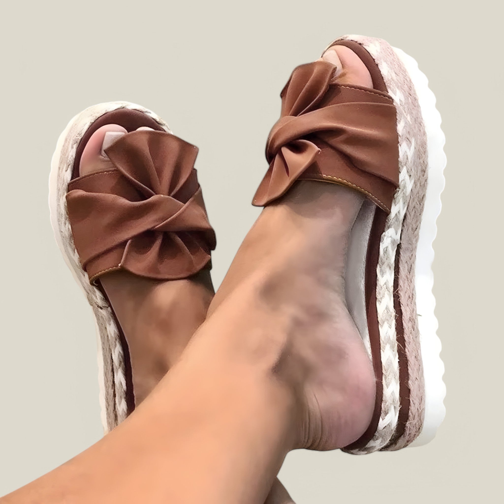 Jane | Sandales à nœud papillon - Chic et confortable