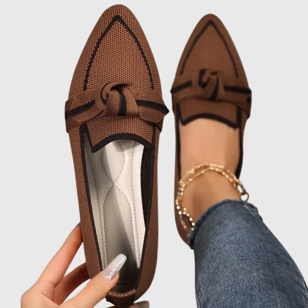 Women's Comfortable Knotted Loafers for Stylish Comfort
