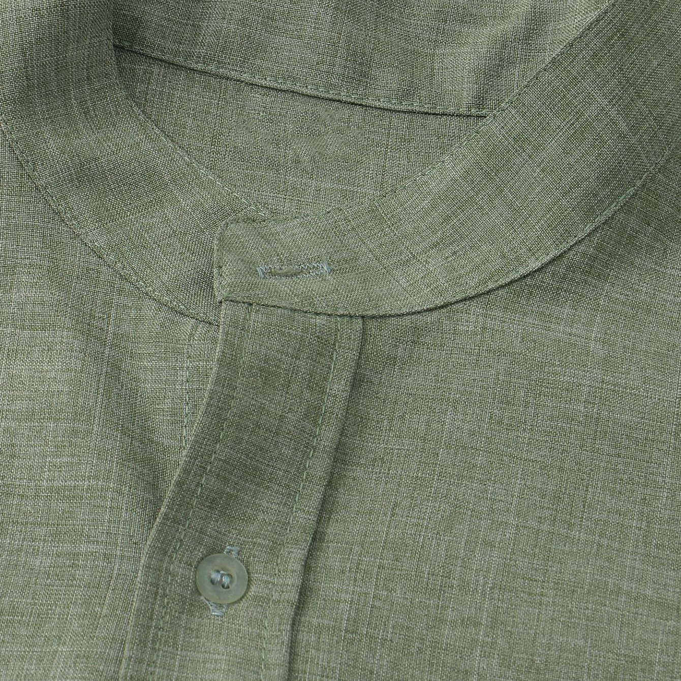 Men's Stand Collar Shirt with Pocket