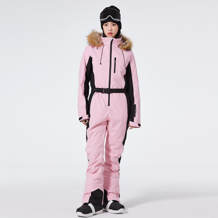 Women's One-Piece Ski Suit for Winter Sports – Cozy, Durable Outerwear