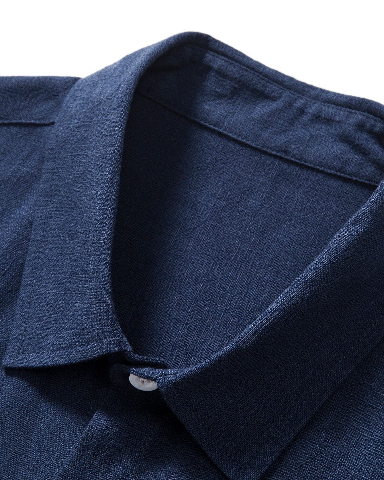 Breathable Linen-Rayon Blend Button-Front Shirt