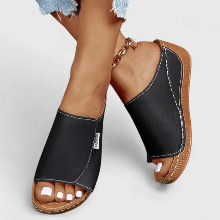 Women's Olivia Soft Platform Sandals - Cushioned Comfort & Elevated