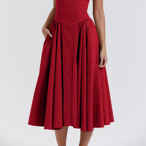 Briallen Fresh Structured Dress - Sleek, Modern Silhouette