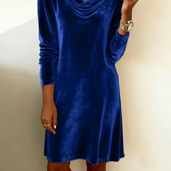 Women's Frosina Velvet Dress - Relaxed, Flowing Silhouette