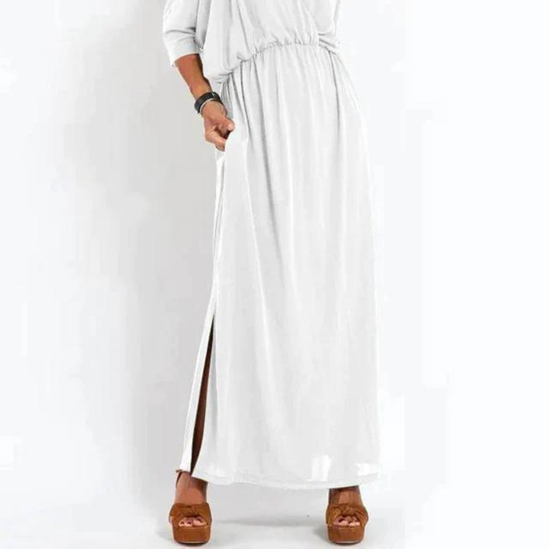 Women's Bohemian Summer Dress - Effortless, Flowing Boho-Chic Style