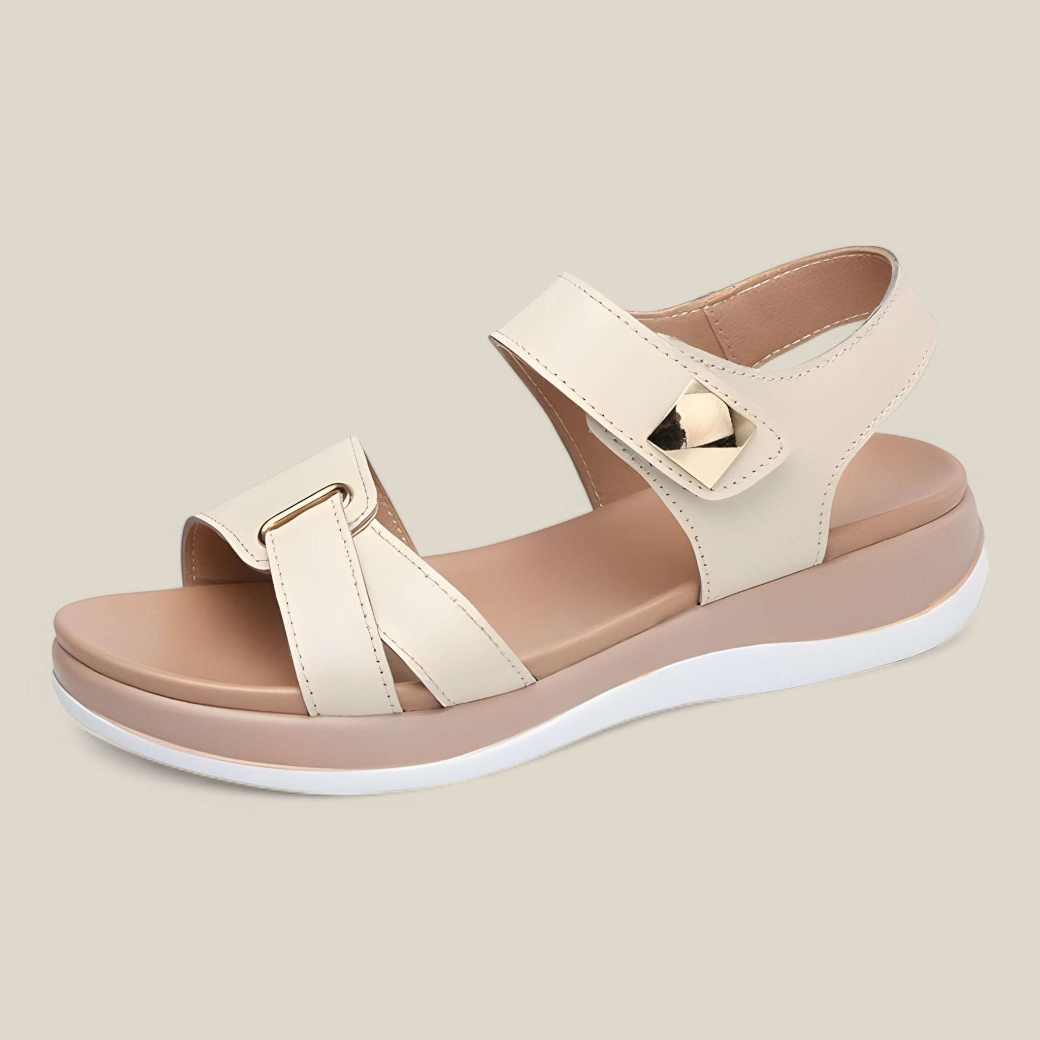 Amelia | Sandales plates souples - Confortables et légères