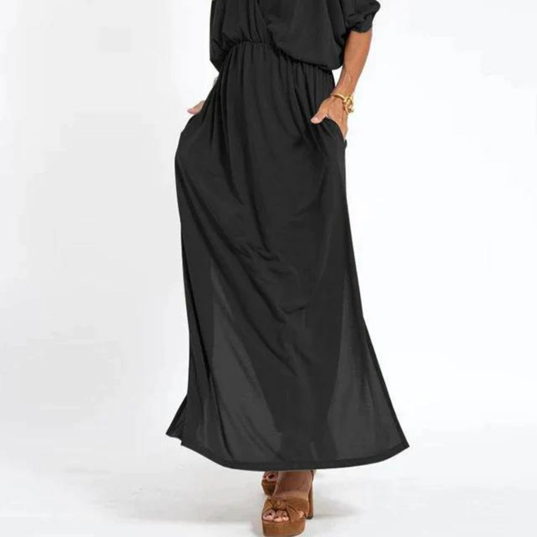 Women's Bohemian Summer Dress - Effortless, Flowing Boho-Chic Style