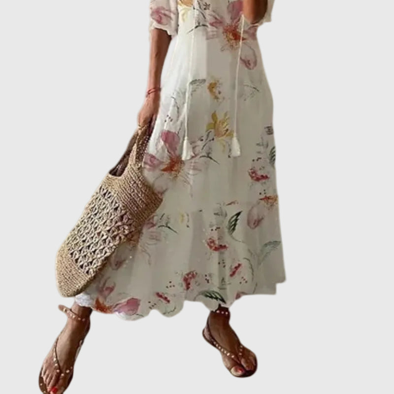 Amalia | Boho Vintage Summer Maxi Dress