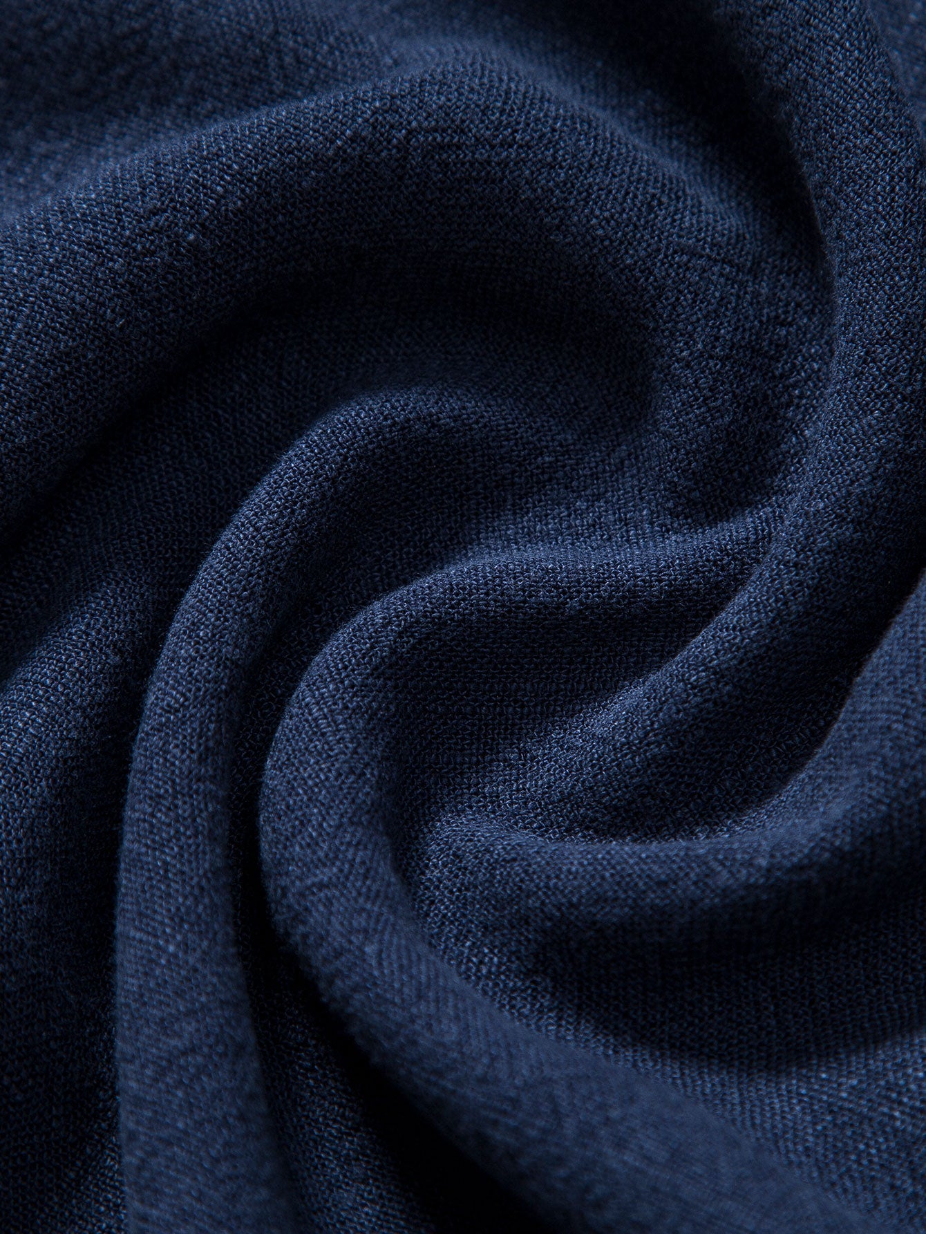 Breathable Linen-Rayon Blend Button-Front Shirt