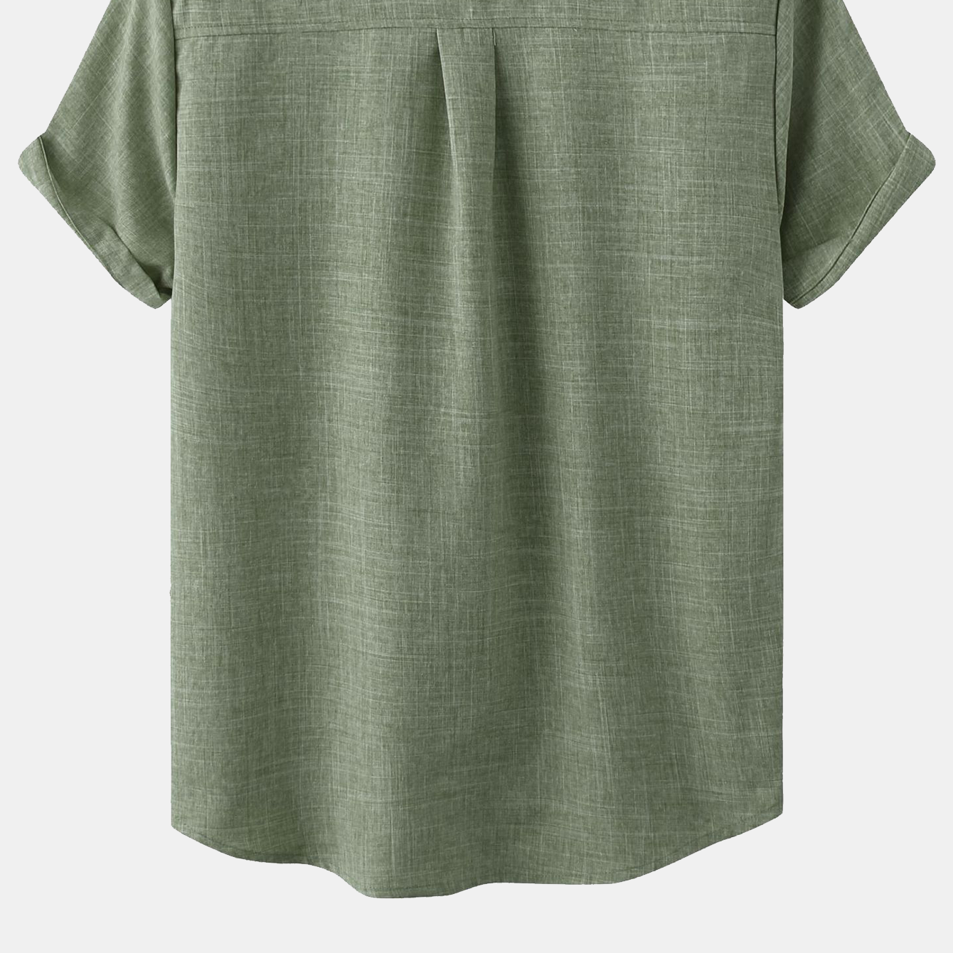 Men's Stand Collar Shirt with Pocket