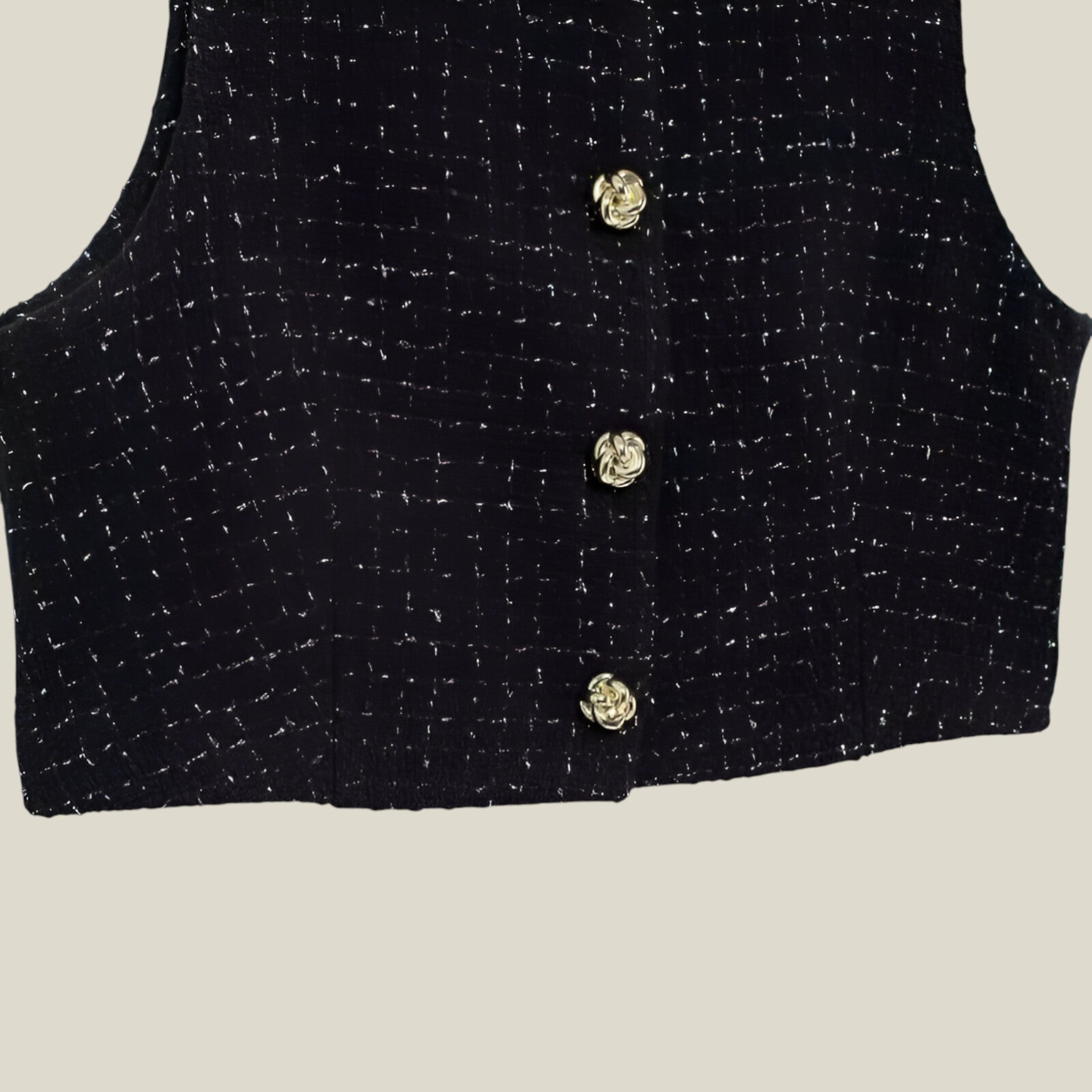 Kira - Top en tweed - Élégant et polyvalent
