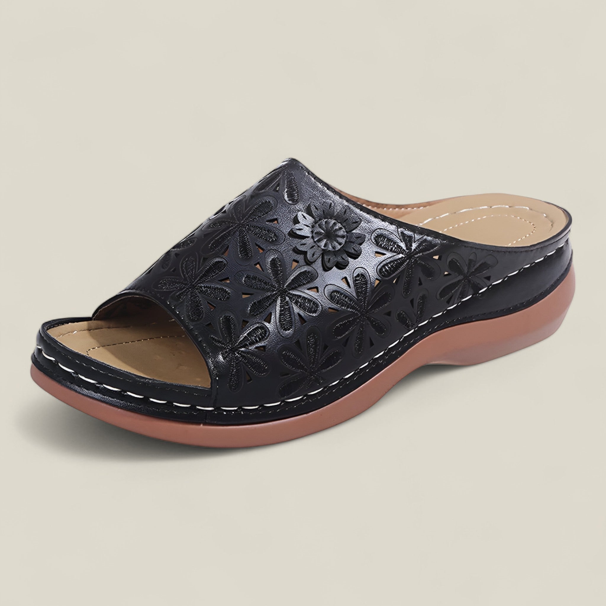 Ianne | Sandales fleuries – Élégantes et confortables
