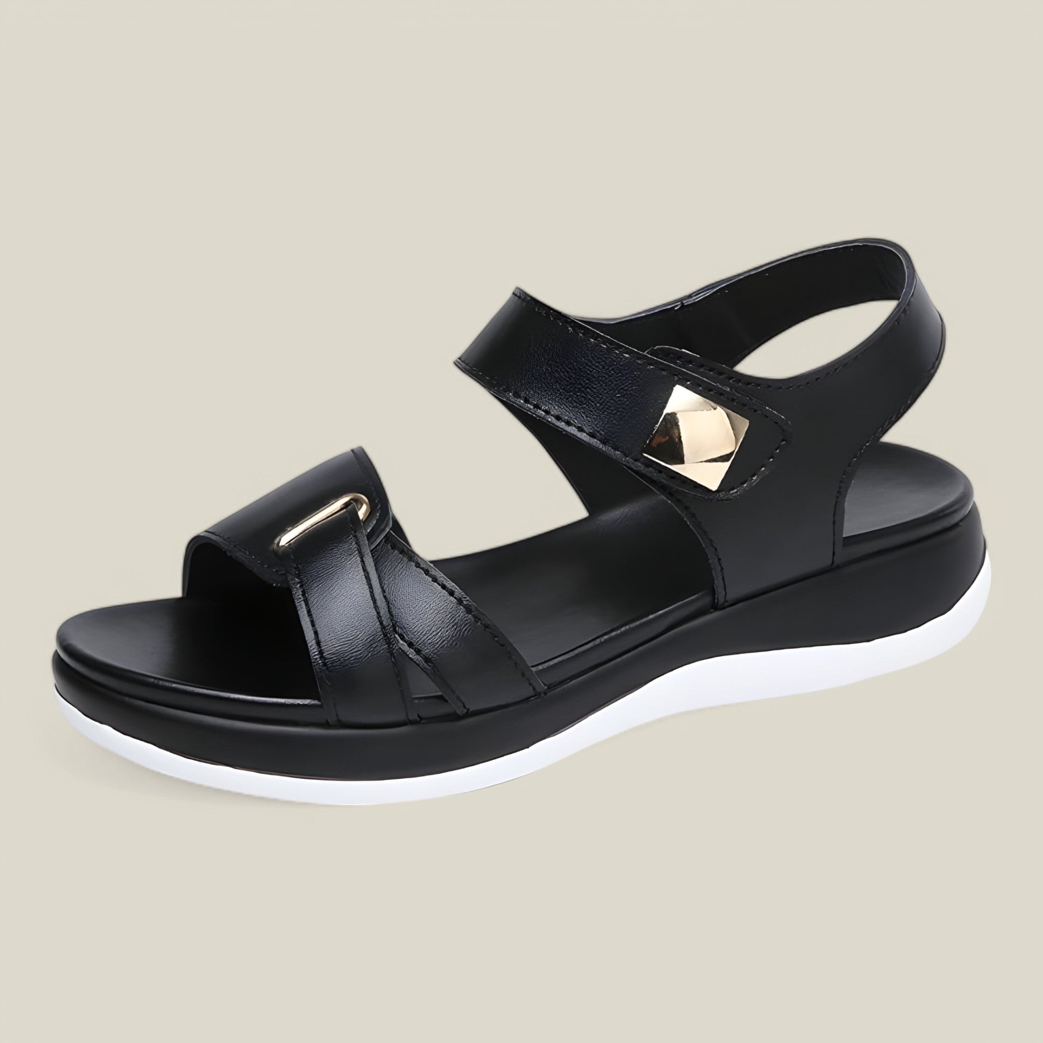 Amelia | Sandales plates souples - Confortables et légères