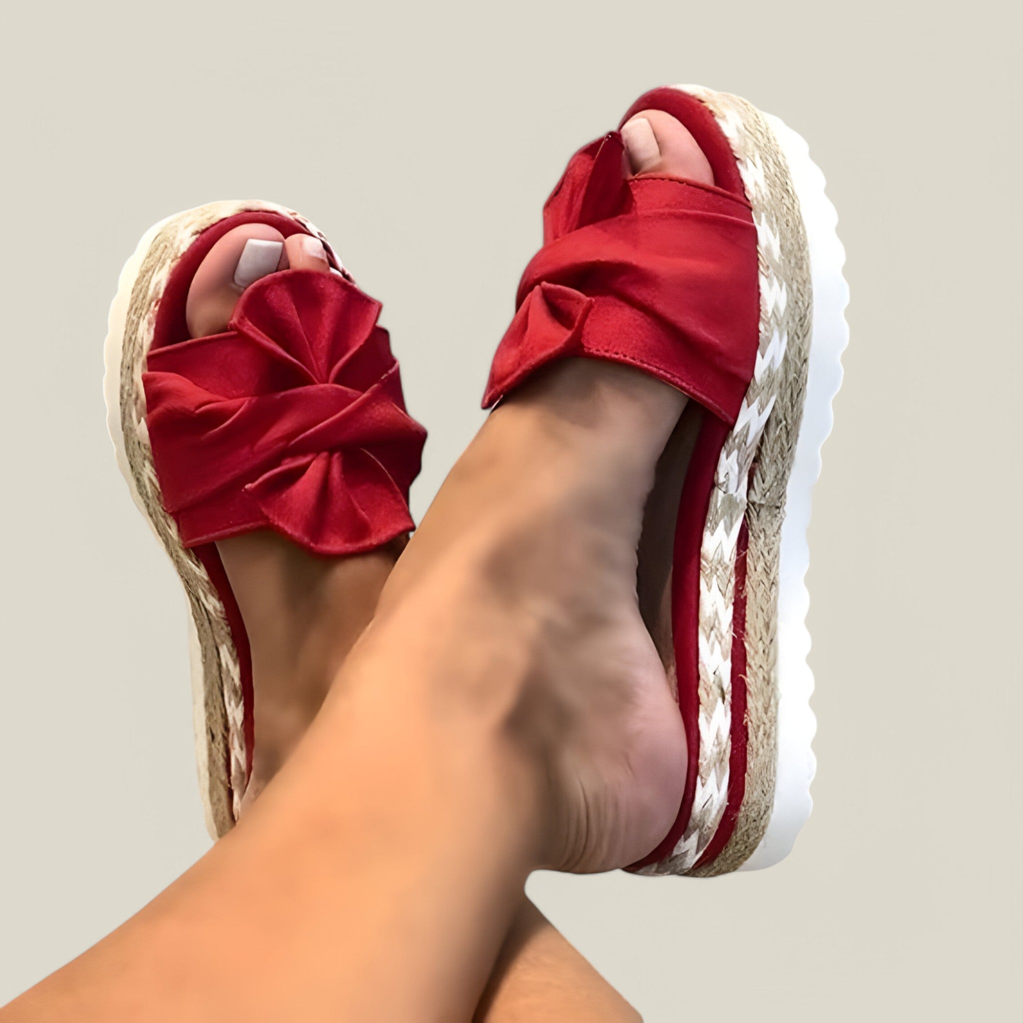 Jane | Sandales à nœud papillon - Chic et confortable