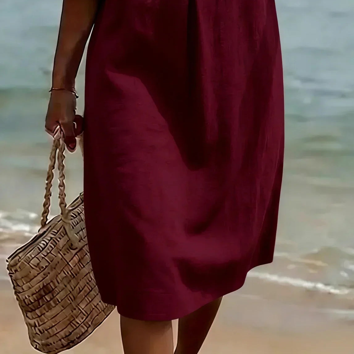 RADMILA™ | TEXTURED LONG SLEEVE DRESS