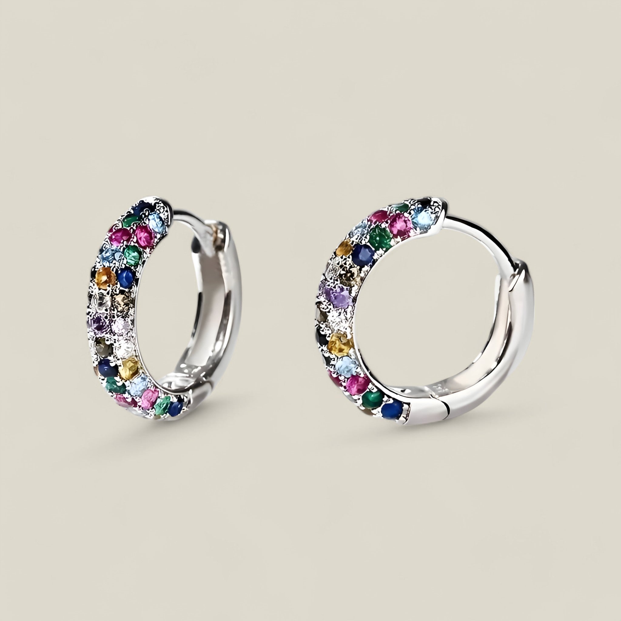 Madie | Boucles d'oreilles scintillantes célestes - Argent