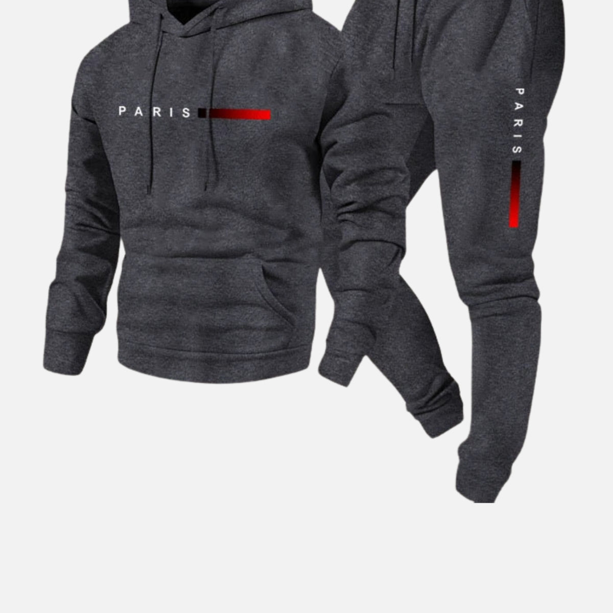 Cozy Thermal Fleece Logo Hoodie Set – Warmth, Comfort, and Style