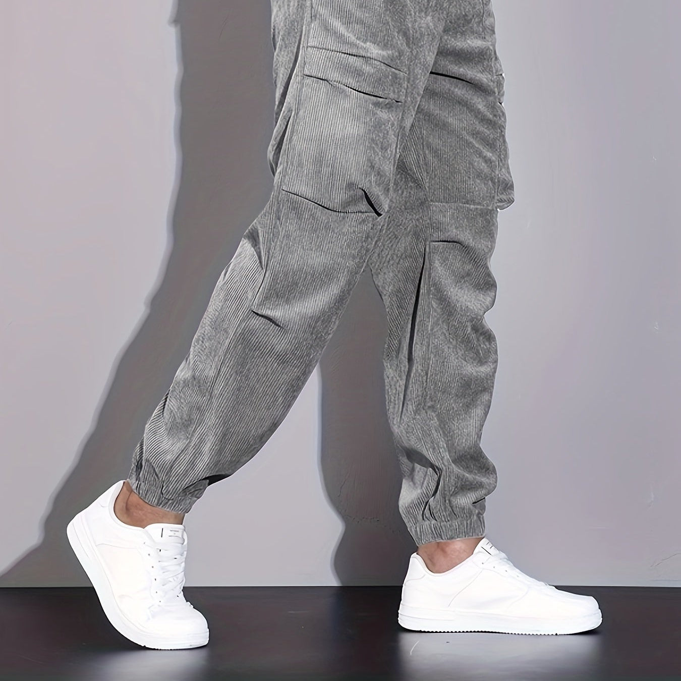 Raven Corduroy Cargo Pants - Durable, Versatile Everyday Wear