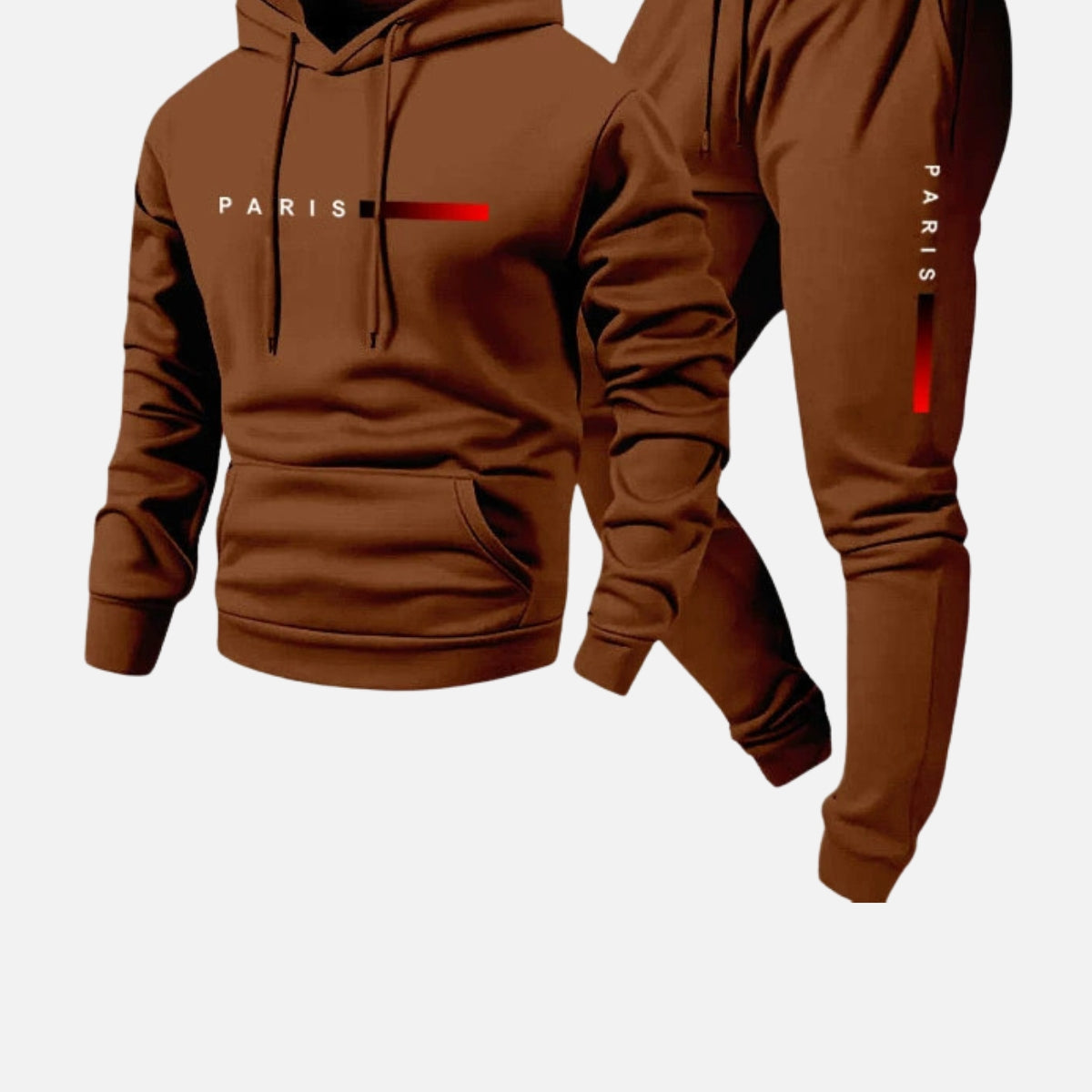 Cozy Thermal Fleece Logo Hoodie Set – Warmth, Comfort, and Style