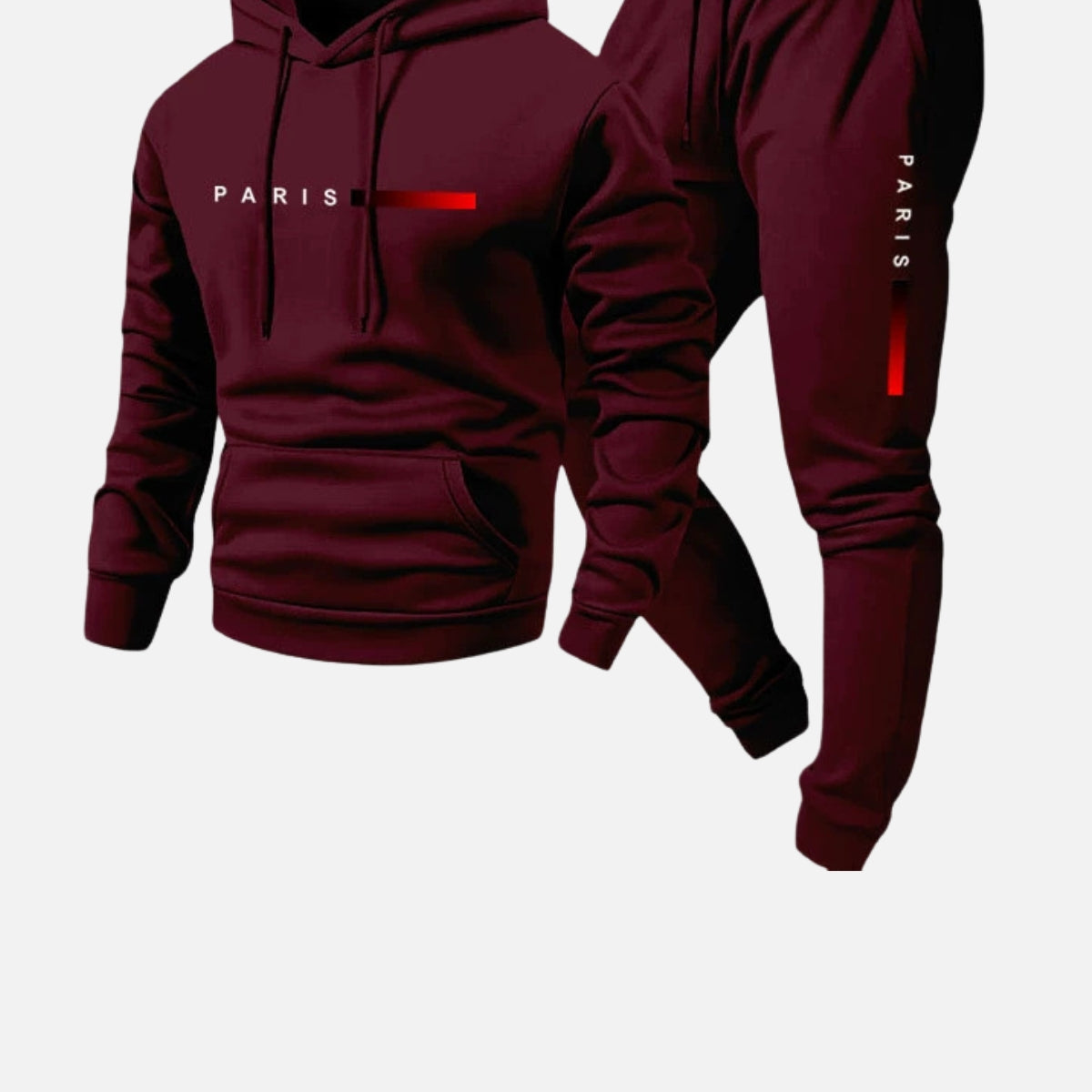 Cozy Thermal Fleece Logo Hoodie Set – Warmth, Comfort, and Style