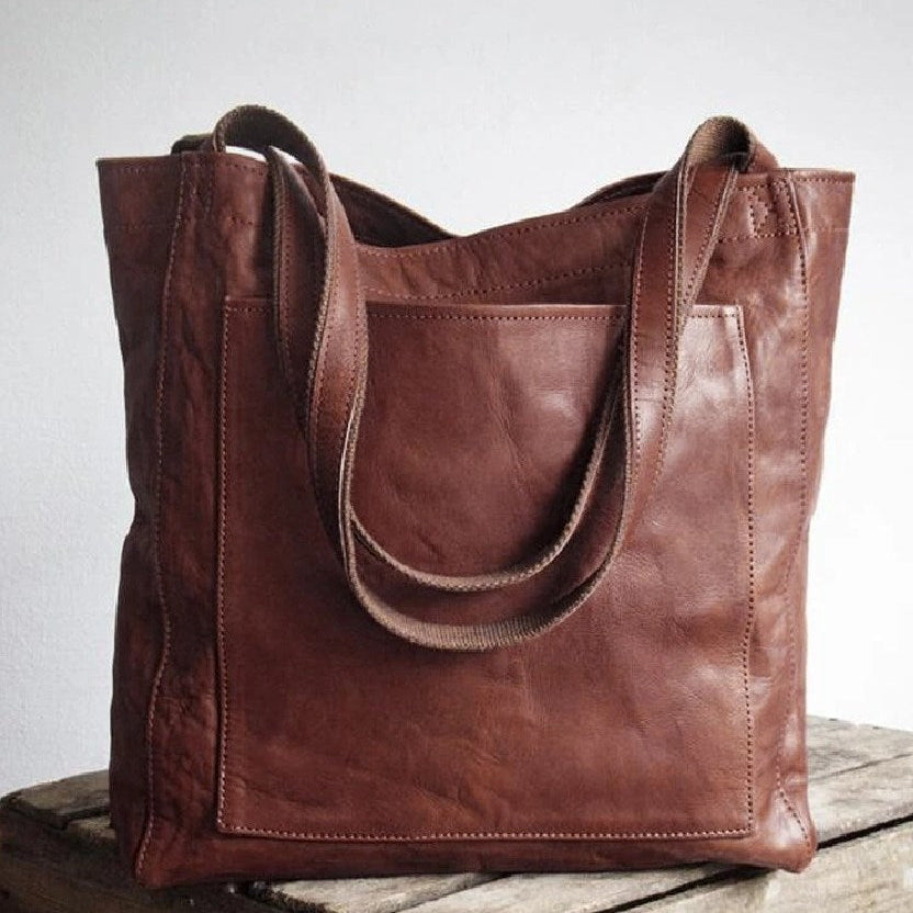 Maj | Elegant and Timeless Classic Leather Tote